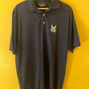 Ralph Lauren Blue Polo Golf Shirt PGA Valhalla 2014 Men’s Large